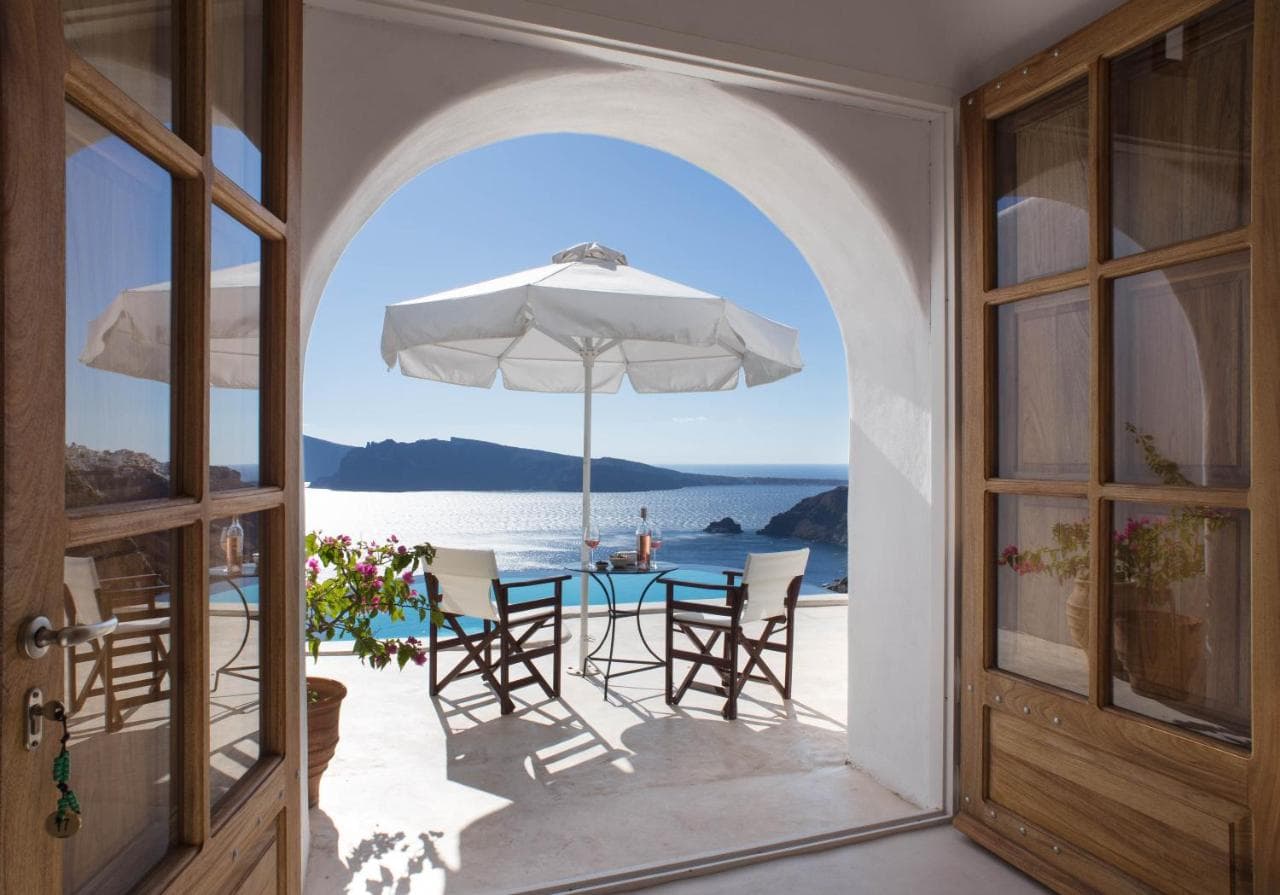 Perivolas Hotel view 2